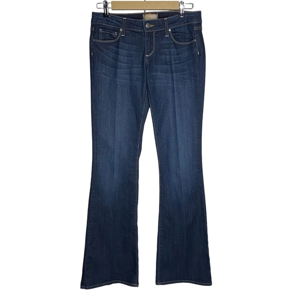 Paige Jeans Womens 27 (30x34) Bootcut Canyon Boot Flare Leg Denim Low Rise Y2K